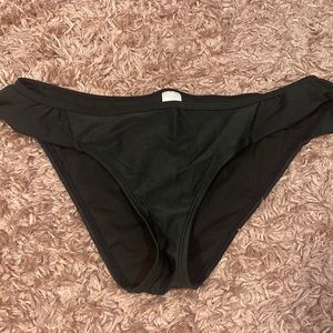 Black bikini bottom